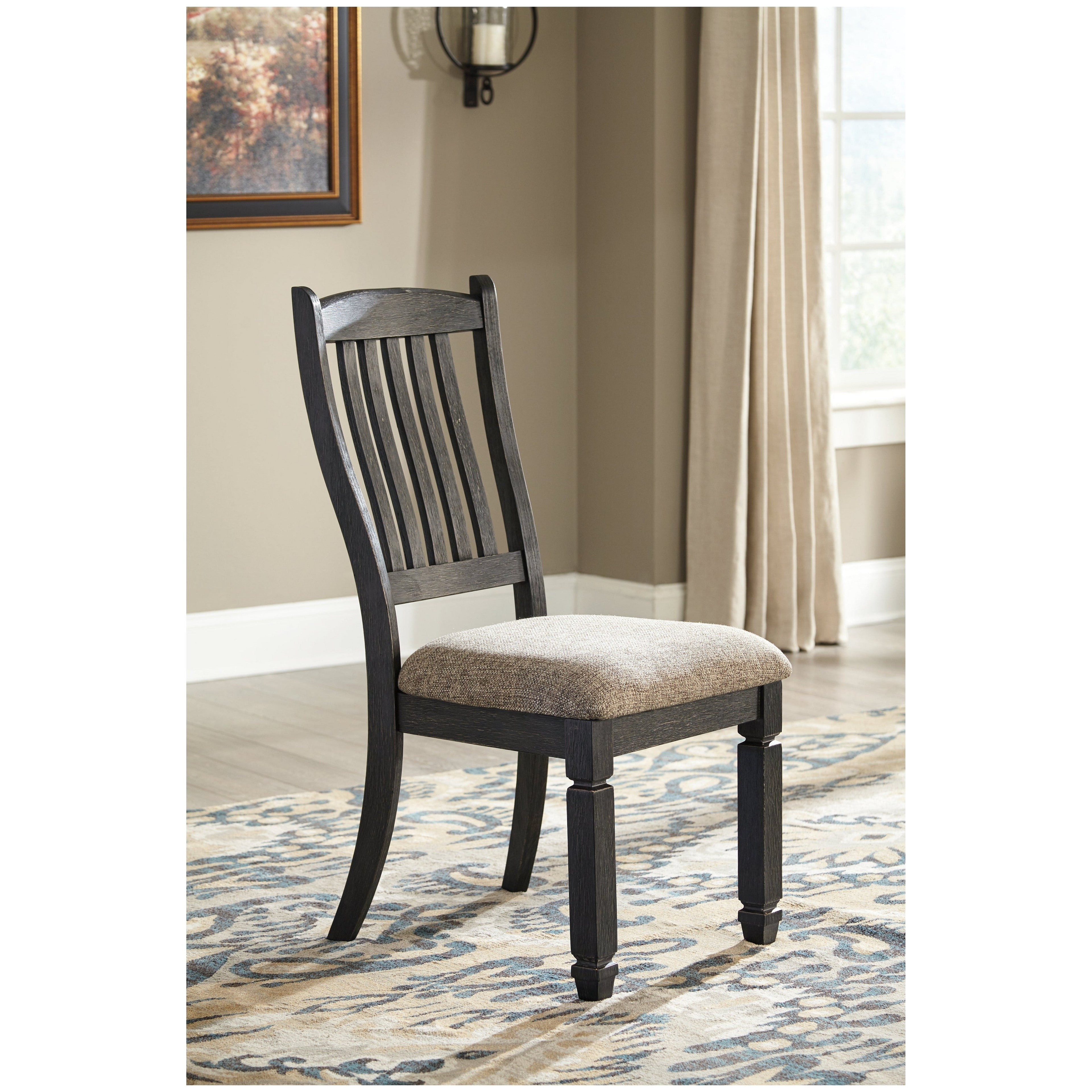 Tyler Creek Dining Table with 6 Chairs Ash-D736D7