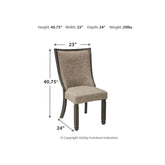 Tyler Creek Dining Table with 6 Chairs Ash-D736D7