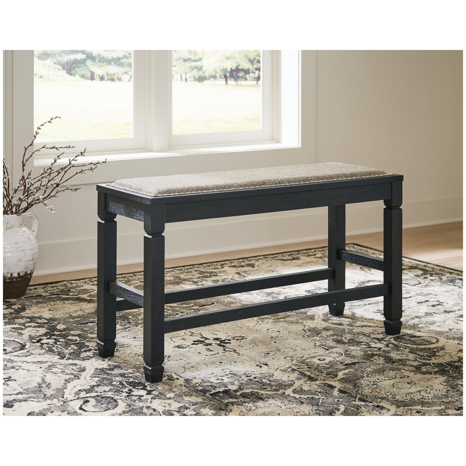 Tyler Creek Counter Height Dining Bench Ash-D736-09