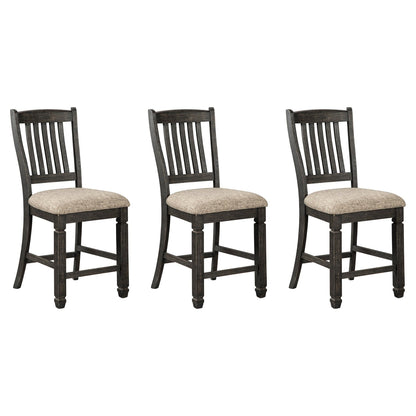 Tyler Creek Counter Height Dining Table with 4 Barstools Ash-D736D3