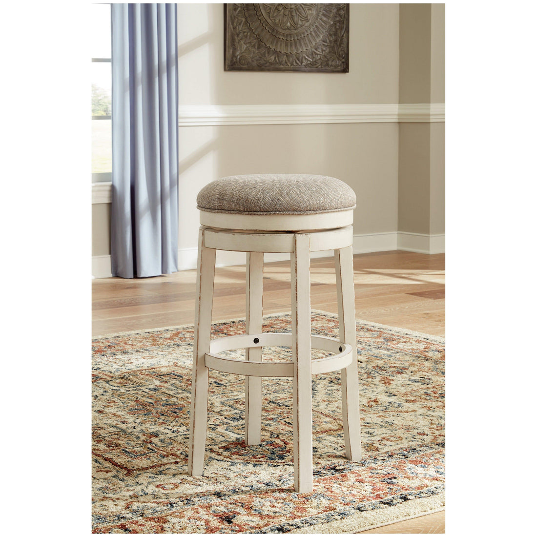 Realyn Bar Height Bar Stool Ash-D743-030