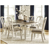 Realyn Dining Table and 6 Chairs Ash-D743D13