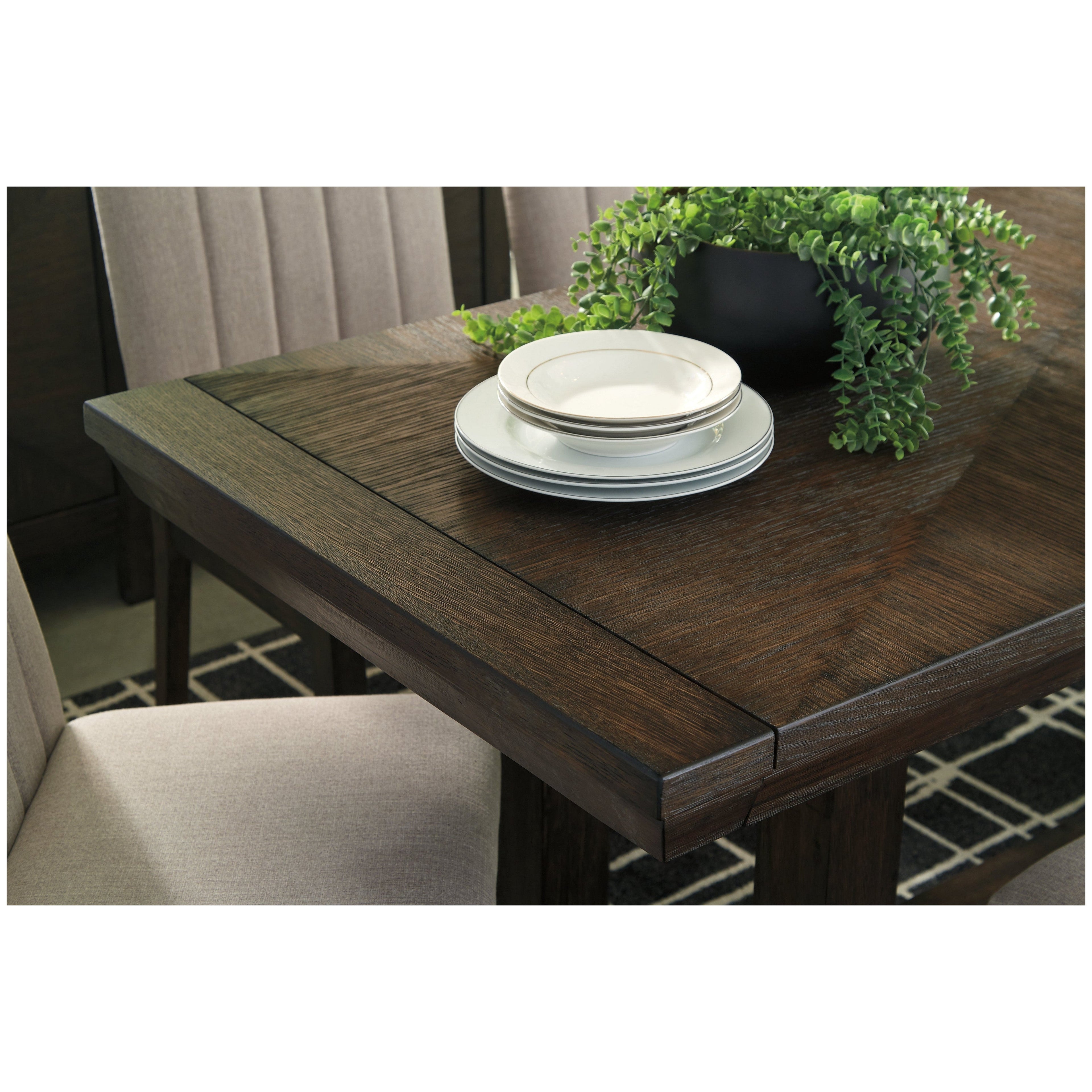Dellbeck Dining Extension Table Ash-D748-45