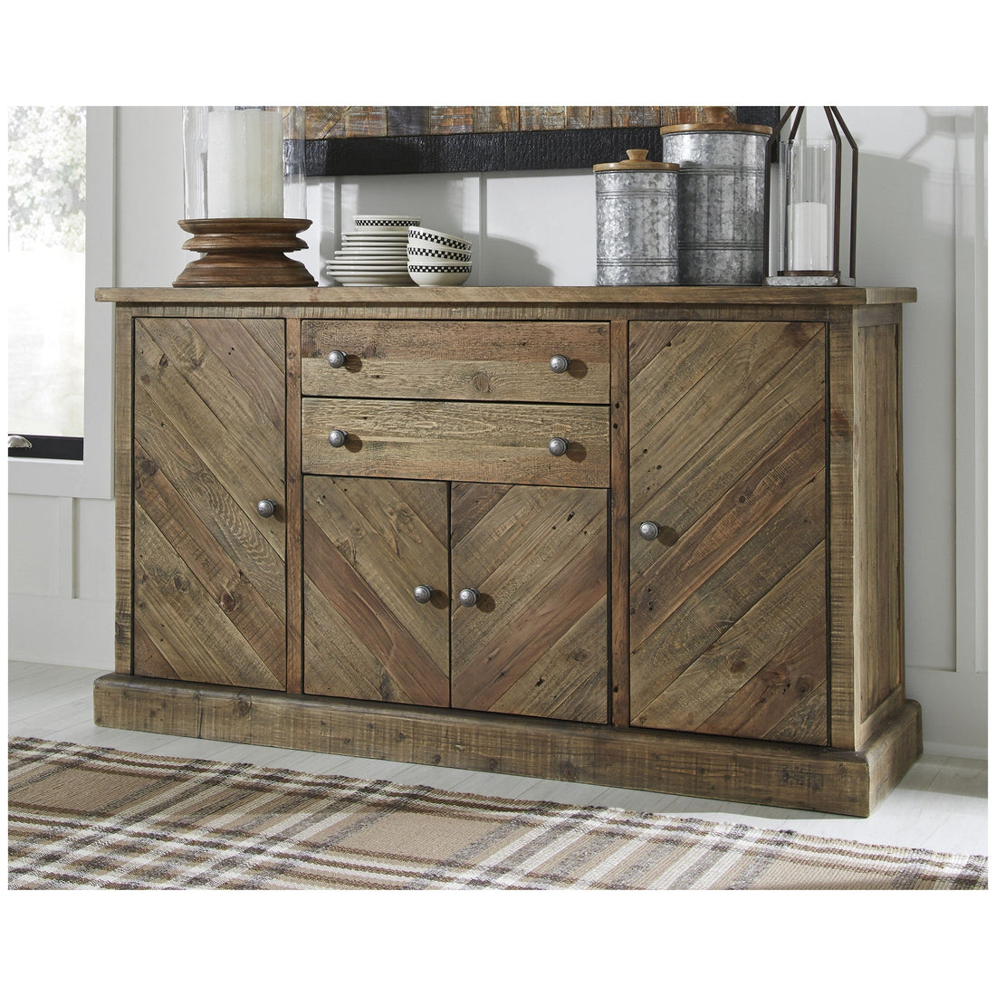 Grindleburg Dining Server Ash-D754-80