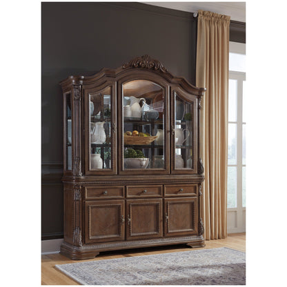 Charmond Dining Buffet and China Ash-D803D5