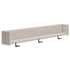 Socalle Wall Mounted Coat Rack with Shelf Ash-EA1864-151