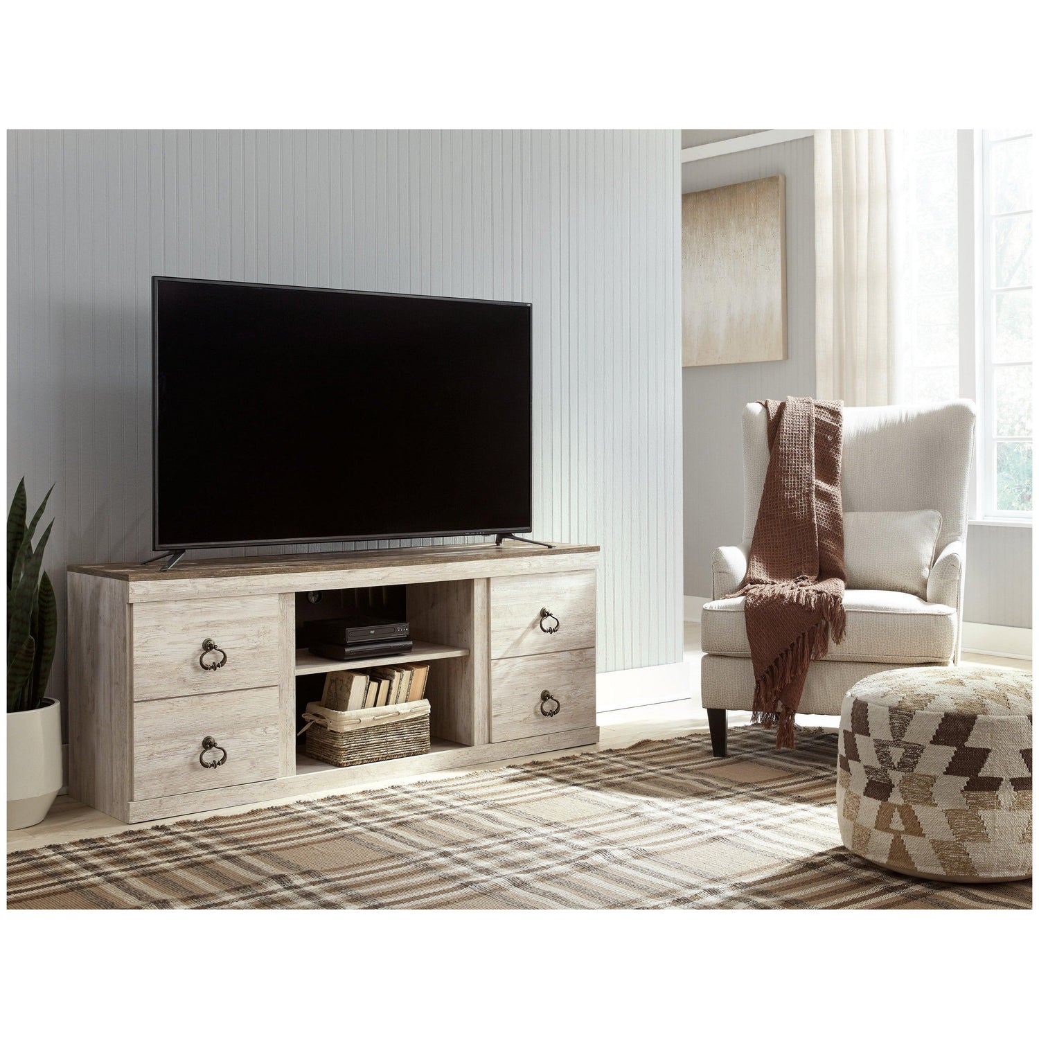 Willowton 60&quot; TV Stand Ash-EW0267-268