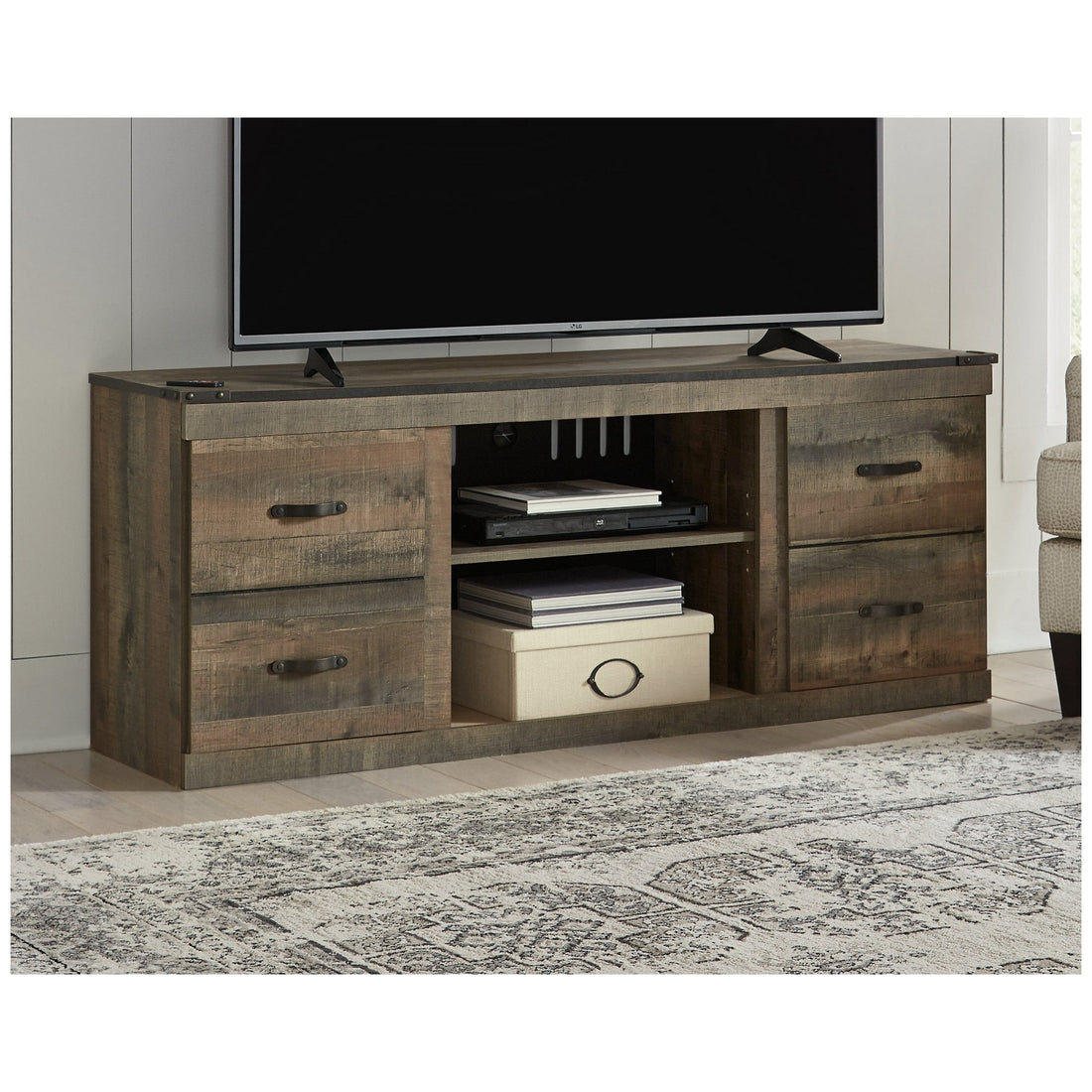 Trinell 60&quot; TV Stand Ash-EW0446-168