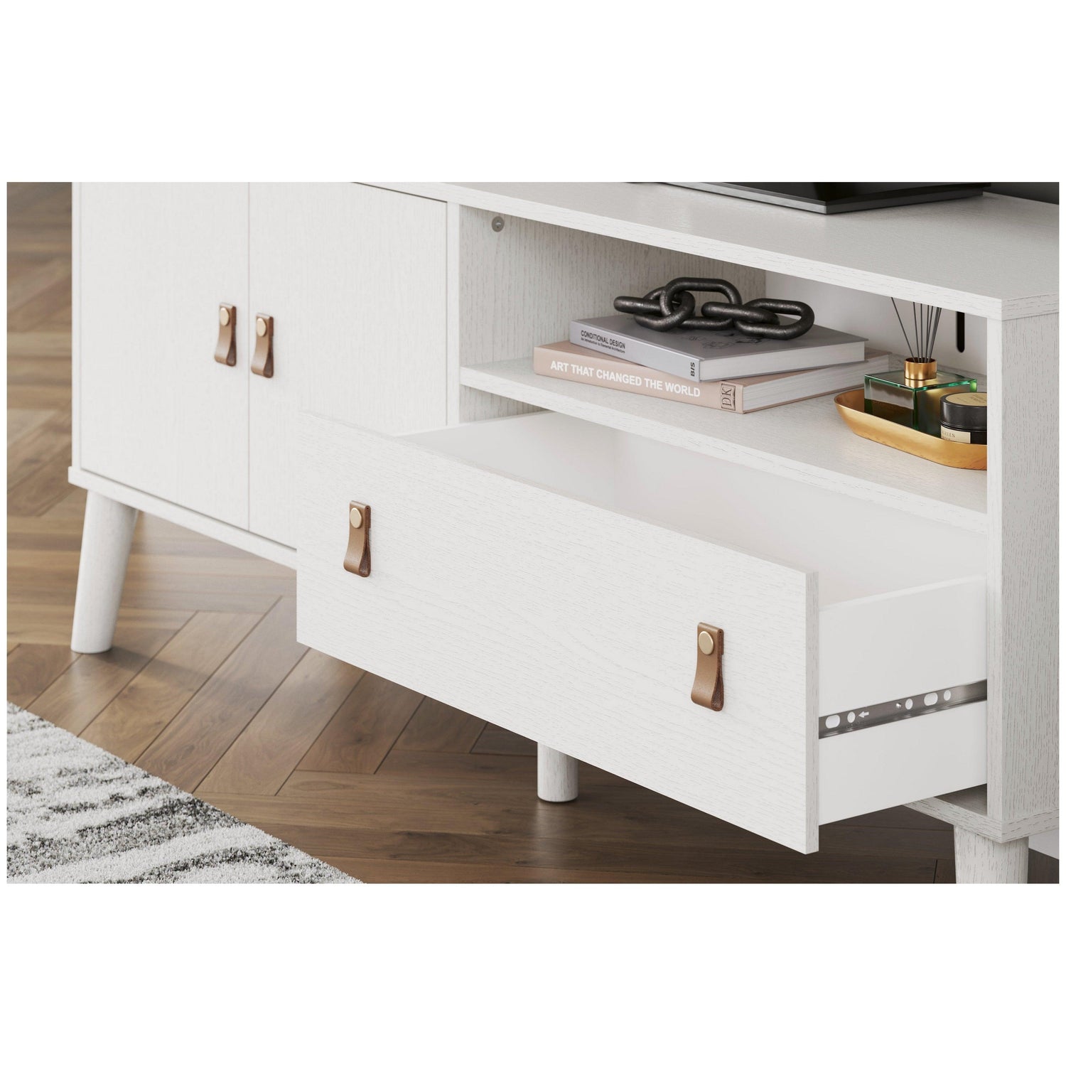 Aprilyn 59&quot; TV Stand Ash-EW1024-268
