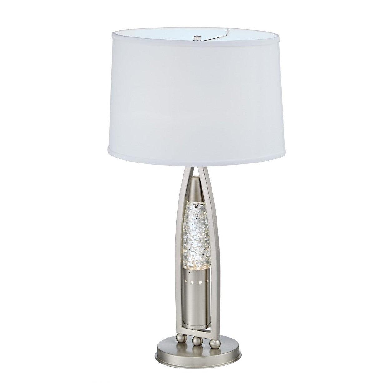 TBL LAMP,WATER DANCING LT,SATIN H10130