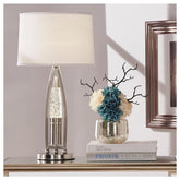 TBL LAMP,WATER DANCING LT,SATIN H10130