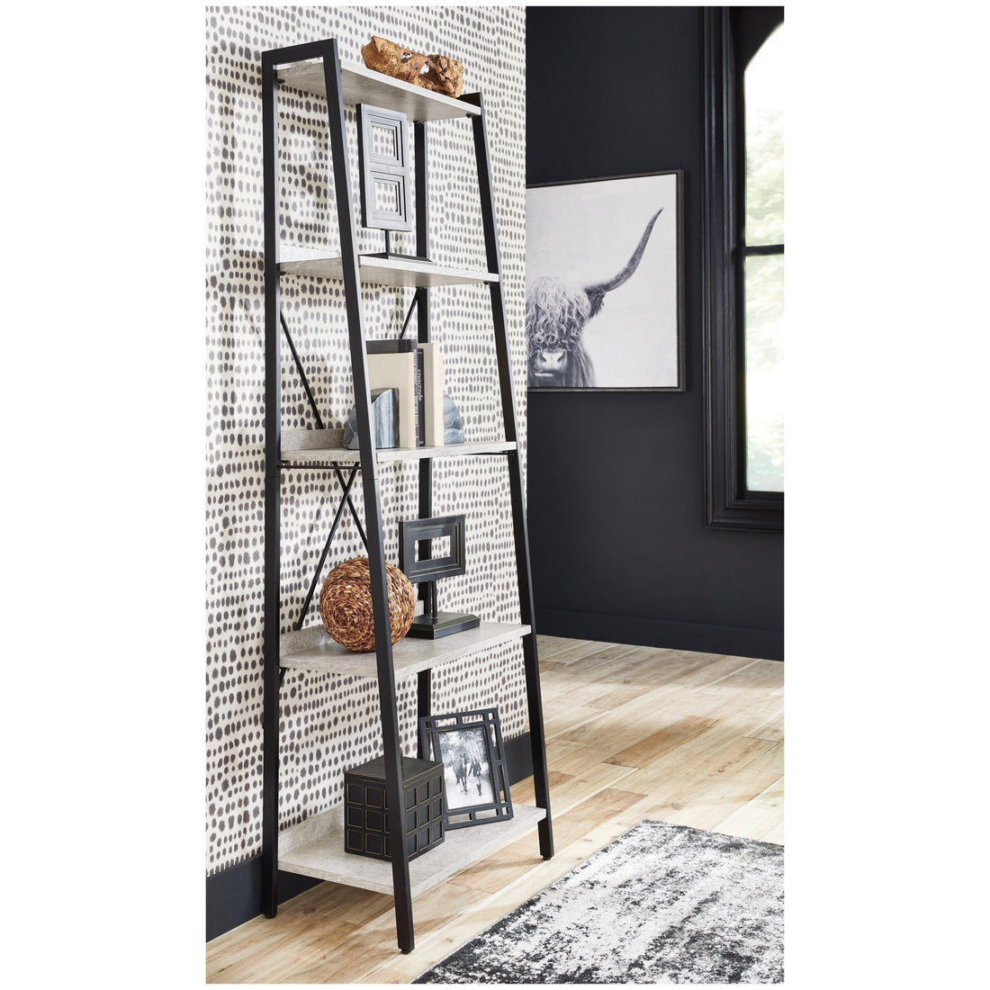 Lazabon 70&quot; Bookcase Ash-H102-17