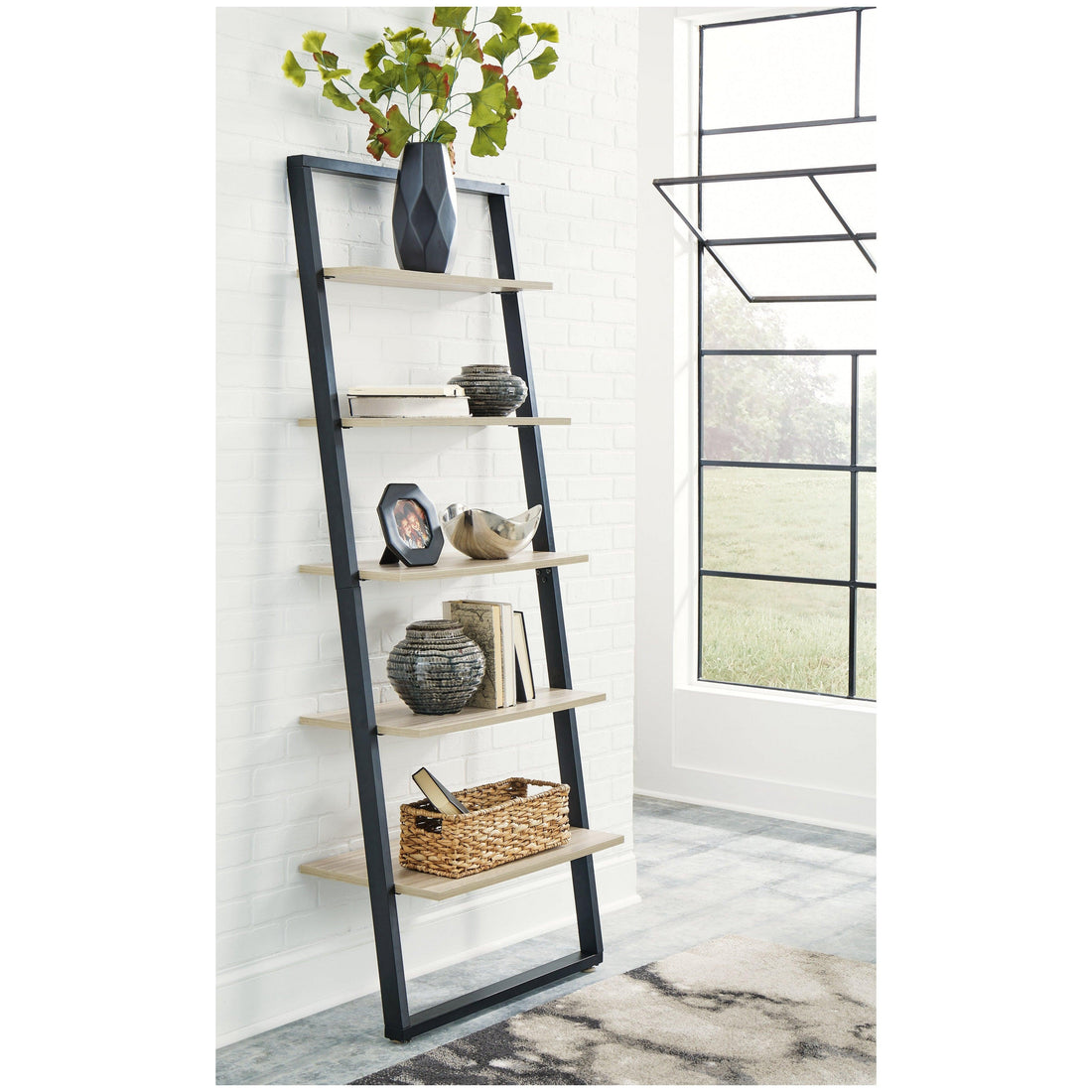 Waylowe 74&quot; Bookcase Ash-H211-17