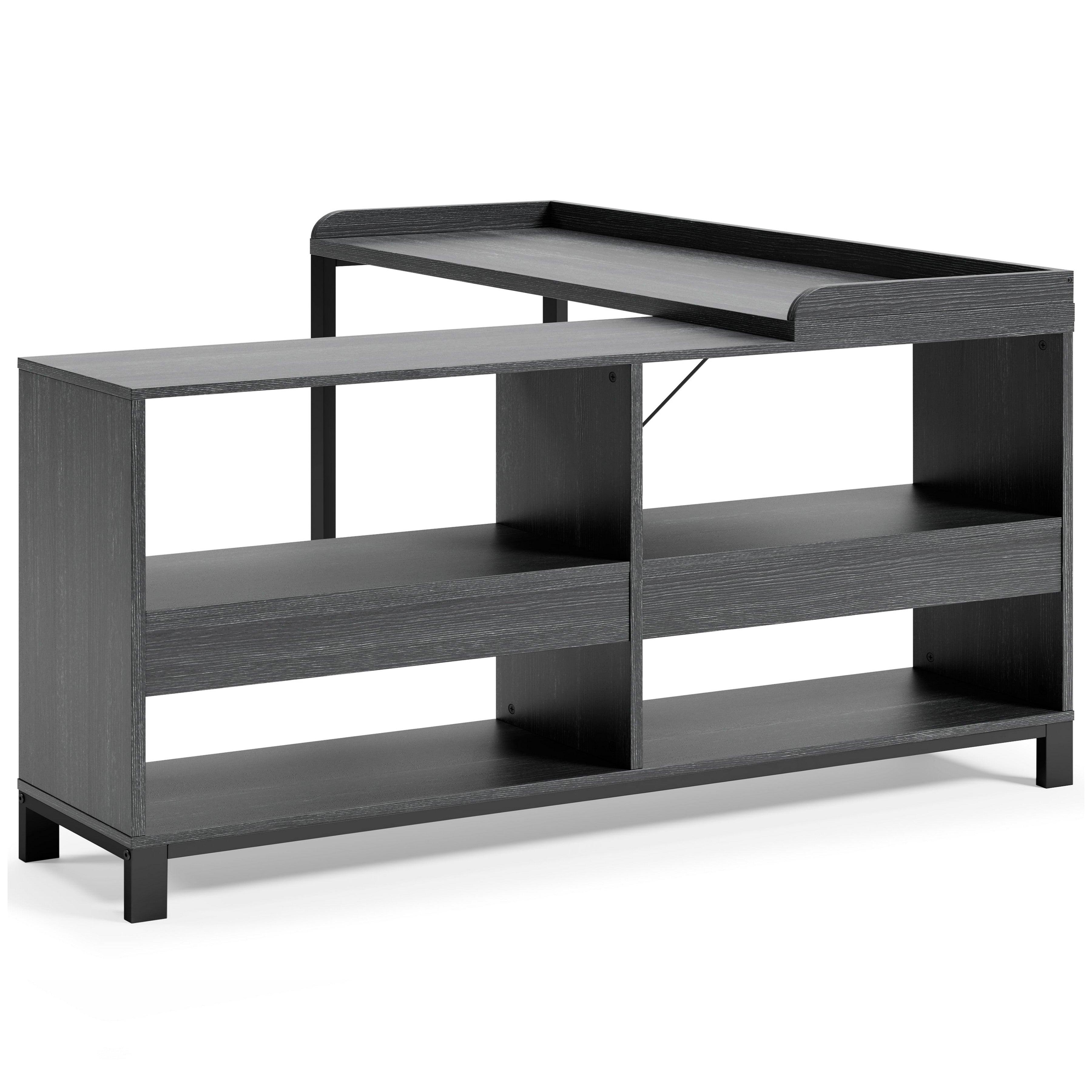 Yarlow Home Office L-Desk Ash-H215-24