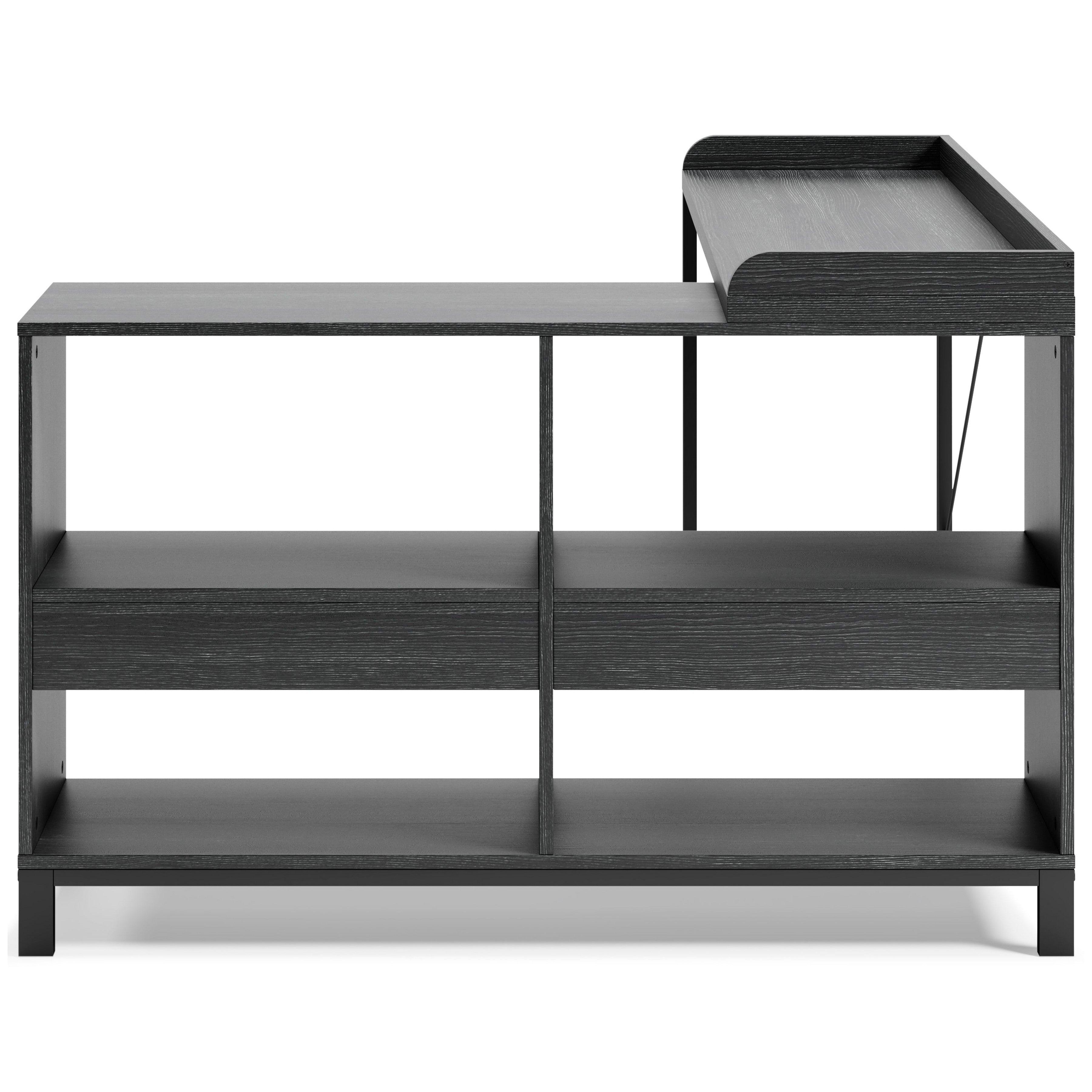Yarlow Home Office L-Desk Ash-H215-24