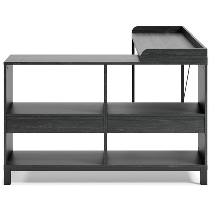 Yarlow Home Office L-Desk Ash-H215-24