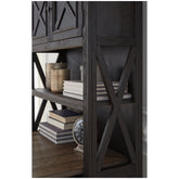 Tyler Creek 74" Bookcase Ash-H736-17