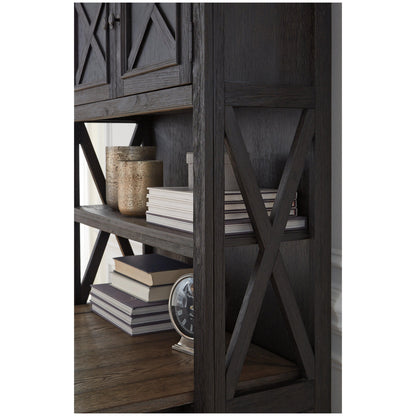 Tyler Creek 74&quot; Bookcase Ash-H736-17