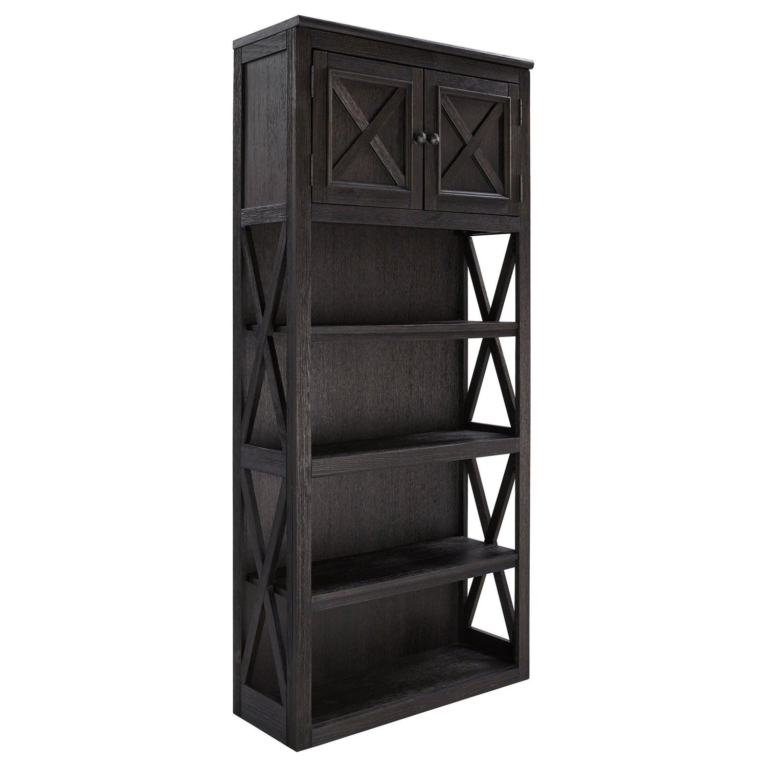 Tyler Creek 74&quot; Bookcase Ash-H736-17