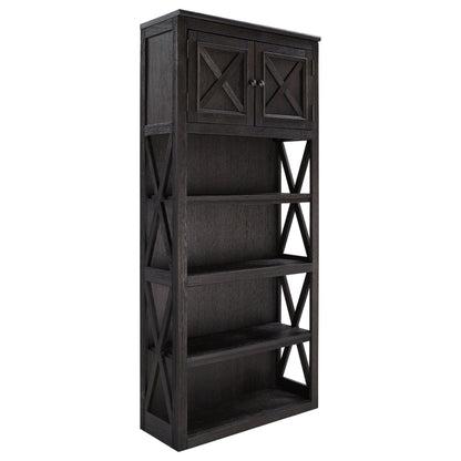 Tyler Creek 74&quot; Bookcase Ash-H736-17