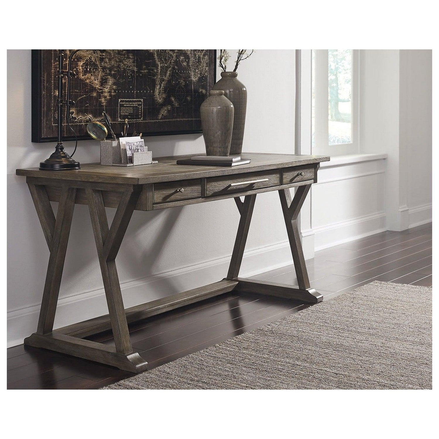 Luxenford 60&quot; Home Office Desk Ash-H741-44
