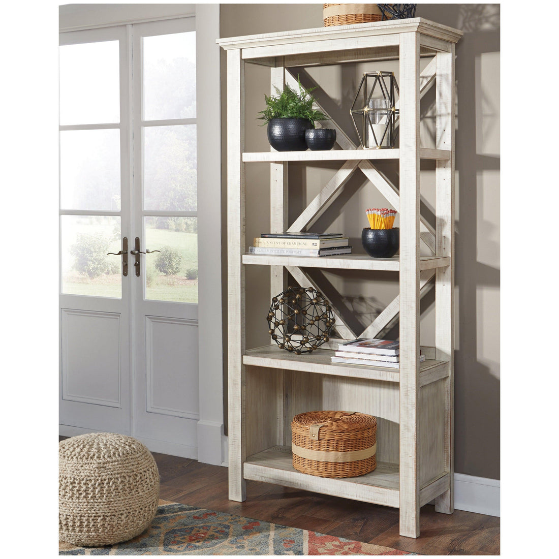Carynhurst 75&quot; Bookcase Ash-H755-17