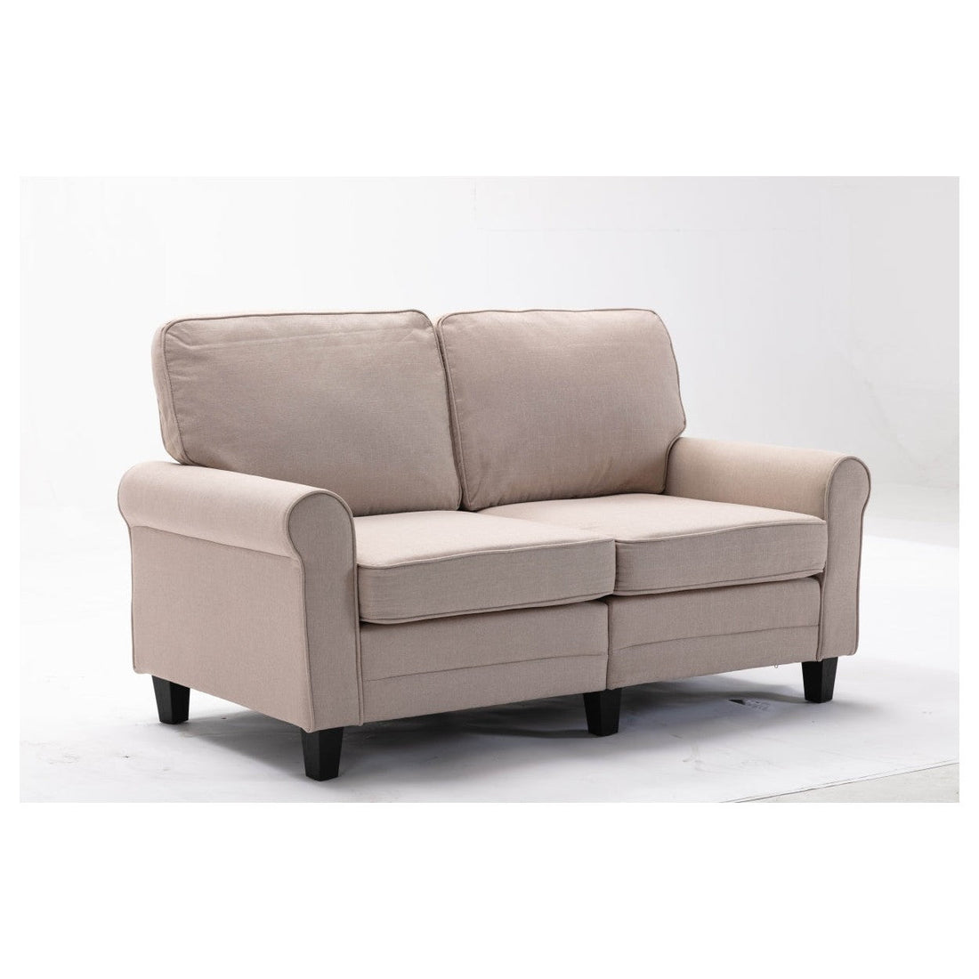 BEIGE LINEN SOFA - SS0002A62-WT HM-WT-2