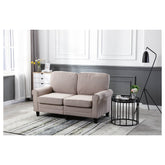 BEIGE LINEN SOFA - SS0002A62-WT HM-WT-2
