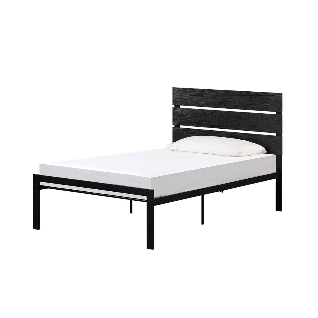 BLACK METAL BED, TWIN HM1804BKT-1