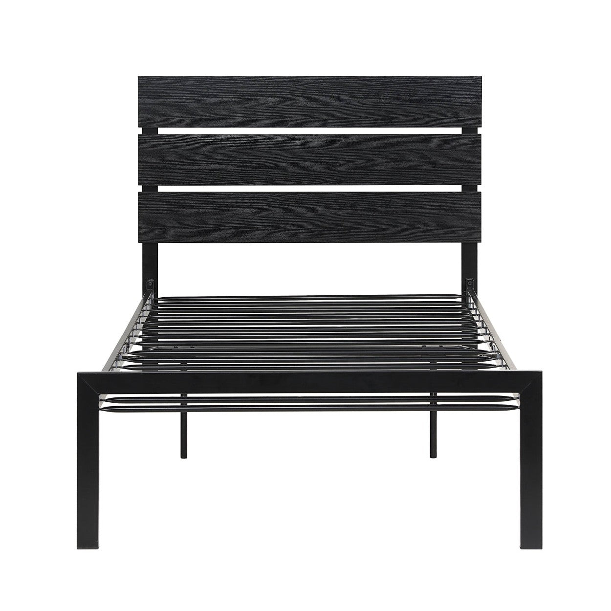 BLACK METAL BED, TWIN HM1804BKT-1