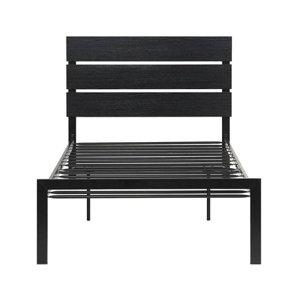 BLACK METAL BED, TWIN HM1804BKT-1