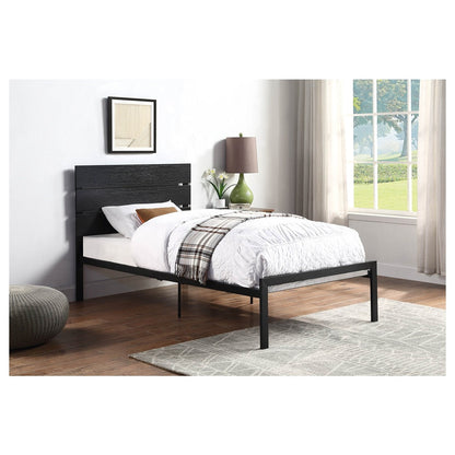 BLACK METAL BED, TWIN HM1804BKT-1