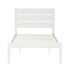 WHITE METAL BED, TWIN HM1804WHT-1