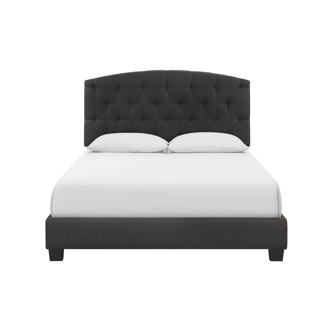 FULL PLATFORM BED IN A BOX, DARK GRAY HM1863DGF-1
