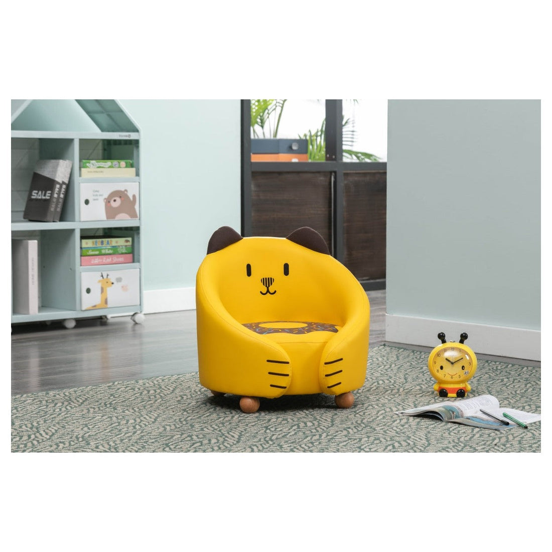 Kids Chair, Cat Yellow HMK407YW-1