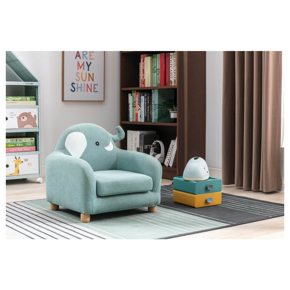 Kids Chair, Elephant Blue HMK460BU-1