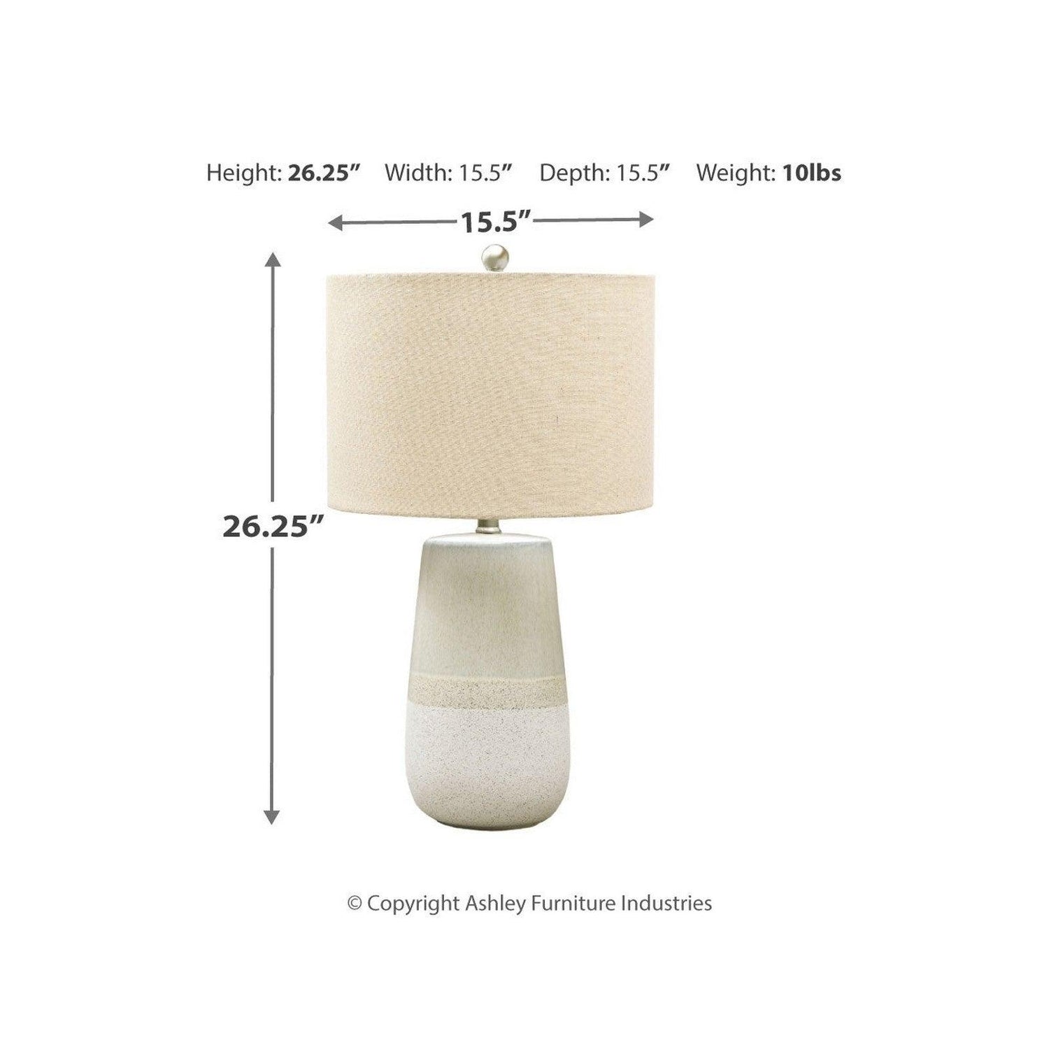Shavon Table Lamp Ash-L100724