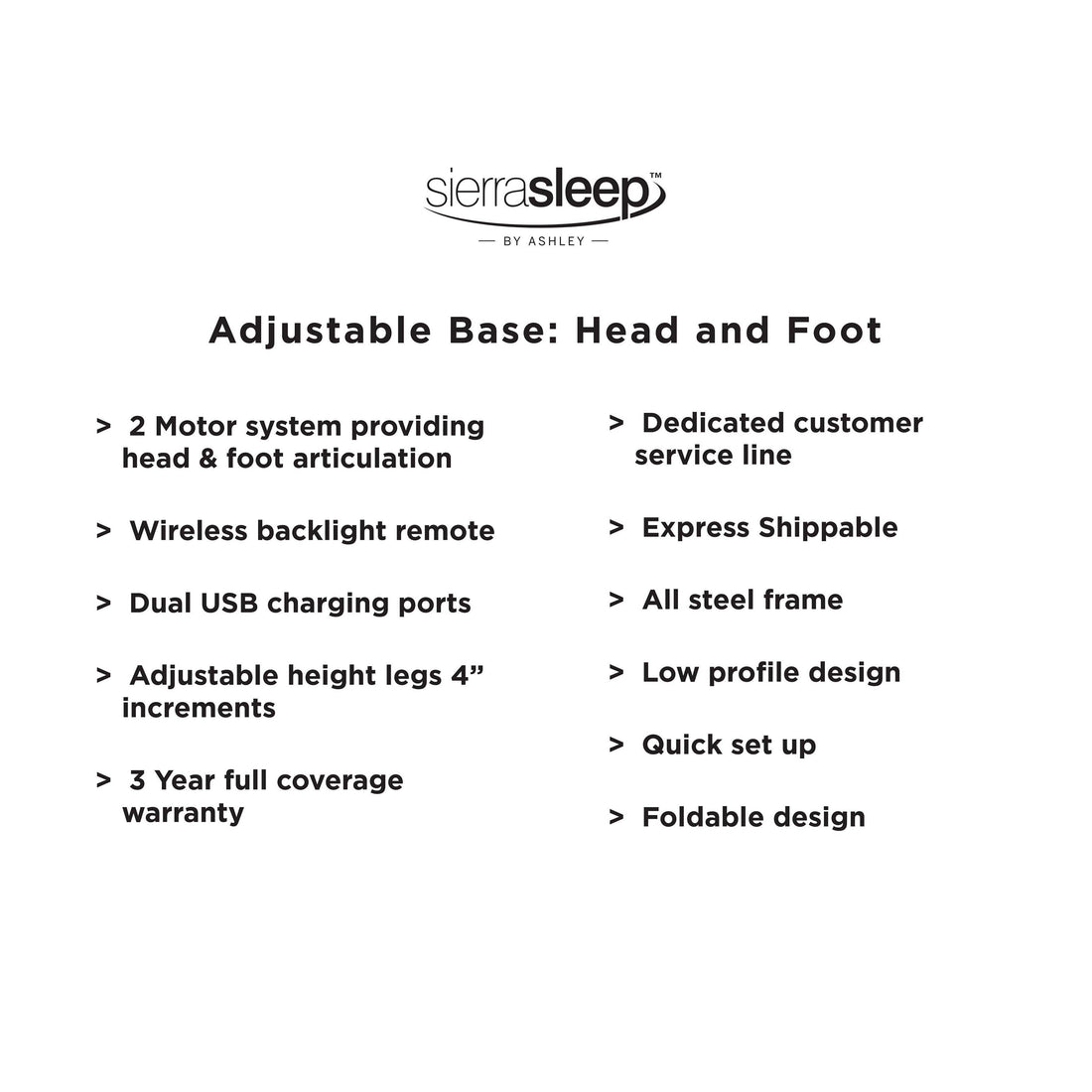 Head-Foot Model-Good Adjustable Base