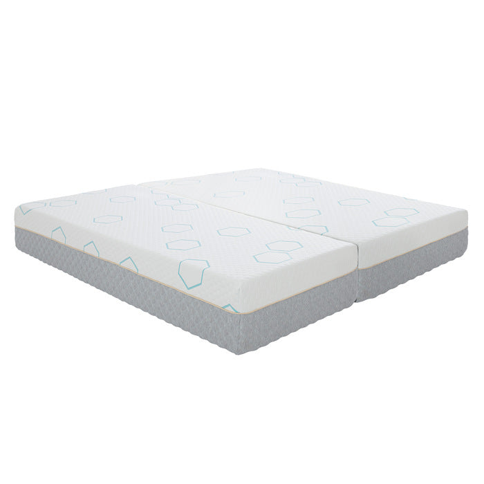 Homelegance Lyra Colchón de espuma viscoelástica con infusión de cobre Eastern King dividido de 10&quot; (2 piezas)