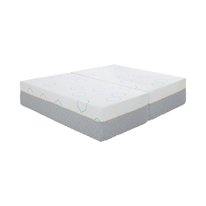 Homelegance 12&quot; Split Eastern King Copper-Infused Memory Foam Mattress (2-Piece)