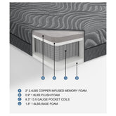 11" Twin Hybrid Mattress MT-USH11T