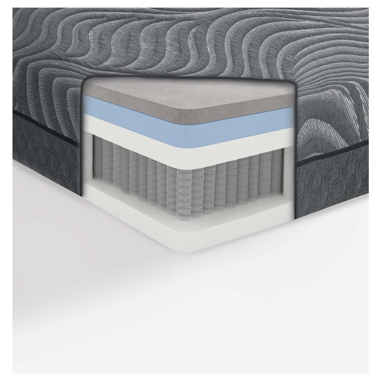 14&quot; Eastern King Hybrid Mattress MT-USH14EK