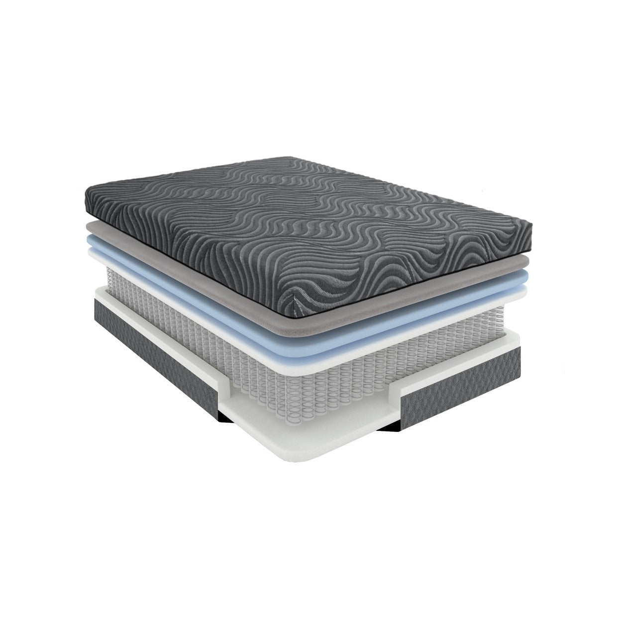 14&quot; Eastern King Hybrid Mattress MT-USH14EK