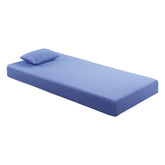 7" Blue Twin Mattress Set MT-PG07BLT