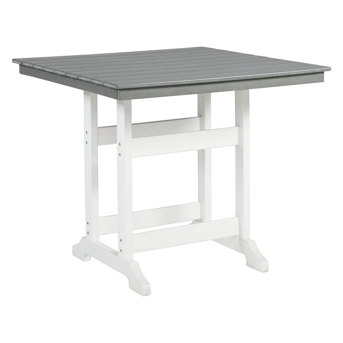 Transville Outdoor Counter Height Dining Table Ash-P210-632