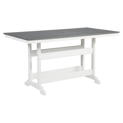 Transville Outdoor Counter Height Dining Table Ash-P210-642