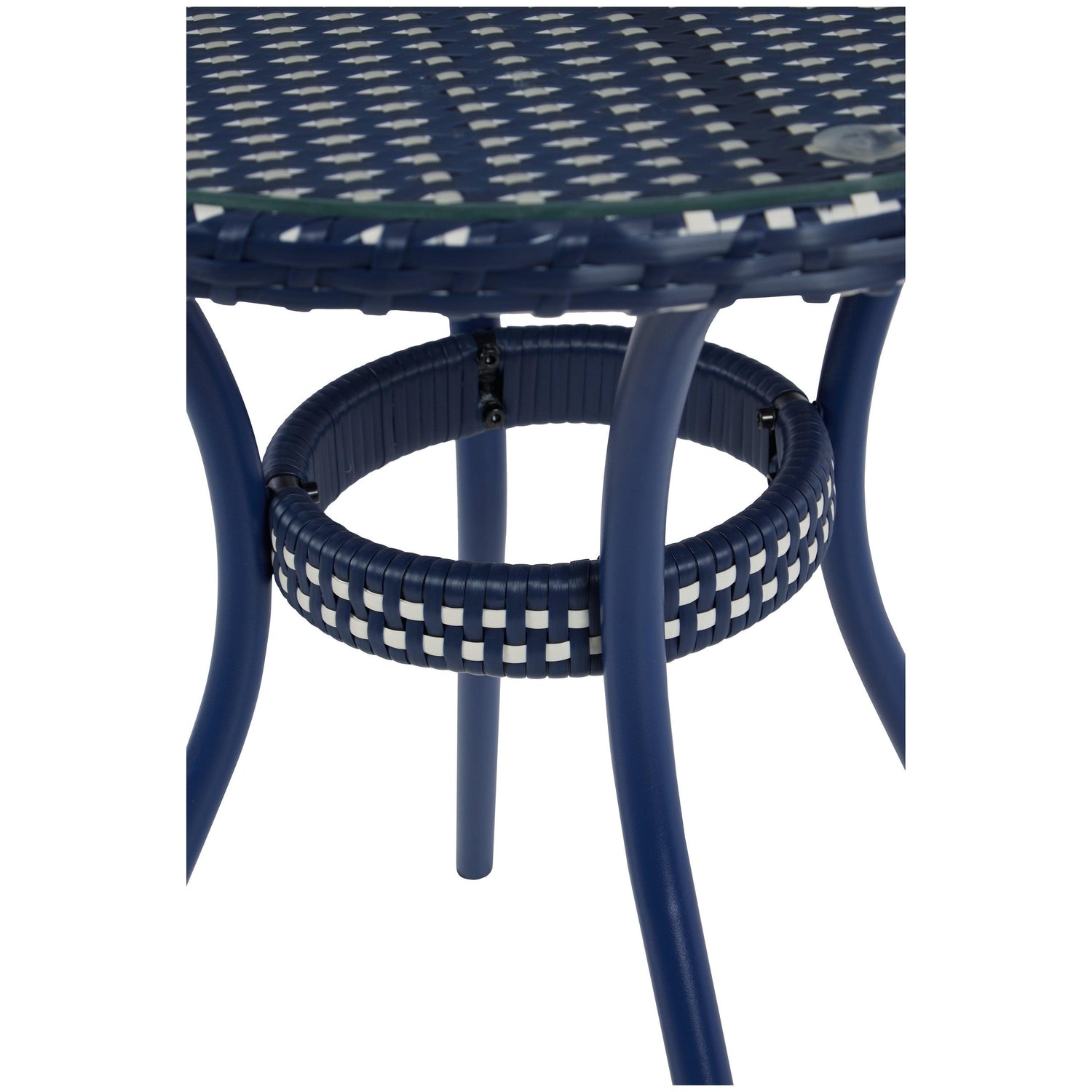 Odyssey Blue Outdoor Table and Chairs (Set of 3) Ash-P216-050