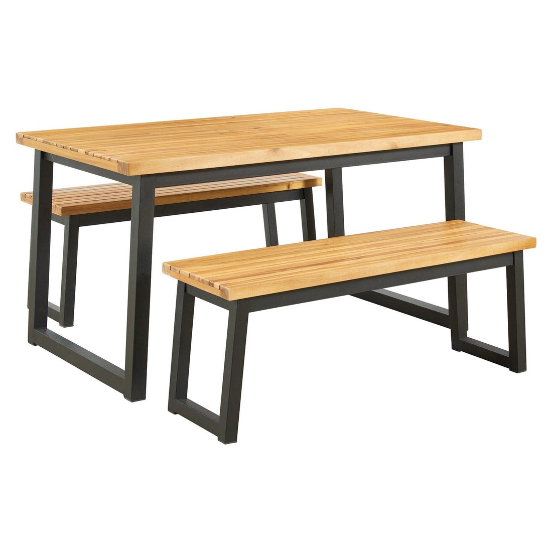 Town Wood Outdoor Dining Table Set (Set of 3) Ash-P220-115