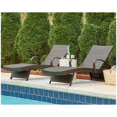 Kantana Chaise Lounge (set of 2) Ash-P283-815