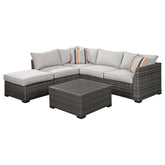 Cherry Point 4-piece Outdoor Sectional Set Ash-P301-070